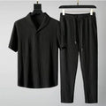 (Shirt+Trousers) 2022 Summer New Arrival Men Fashion Classic Shirt Men Business Casual Shirts Men a Set of Clothes Size M-4XL